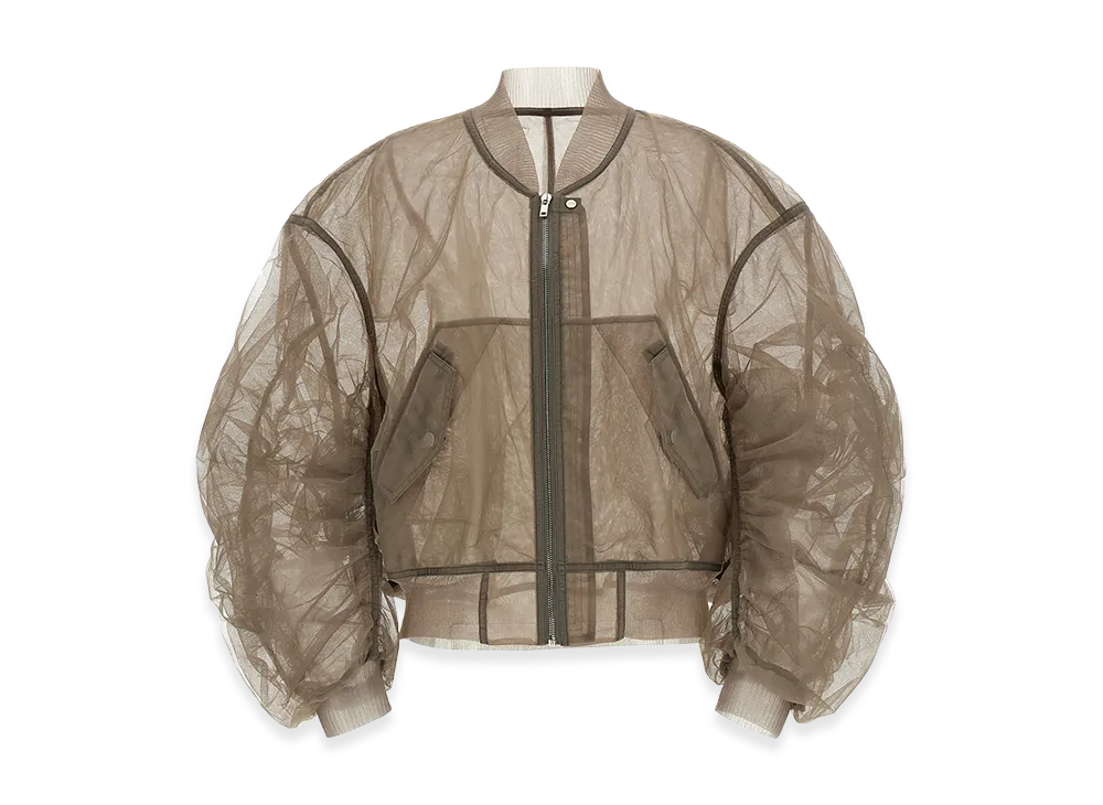 Rick Owens Women's 'secchia Flight' Bomber Jacket "Beige"