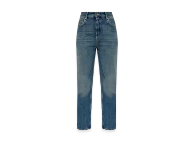 Rick Owens Women's DRKSHDW Straight-Leg Jeans "Medium Wash"