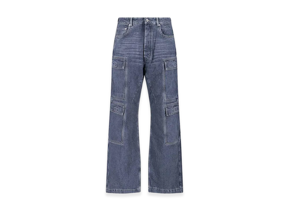 Rick Owens Jeans Cargo "Blue"