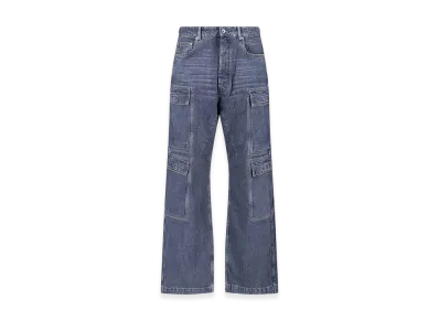 Rick Owens Jeans Cargo "Blue"