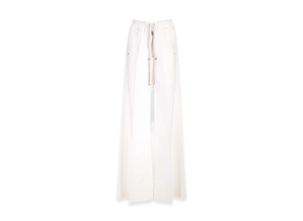 Rick Owens Belas Wide-Leg Trousers "White"