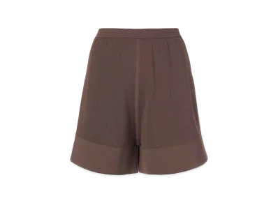 Rick Owens Women's Knitted Shorts "Brown"