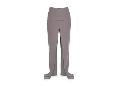 Rick Owens Women's Long Skirt with Center Slits "Beige"