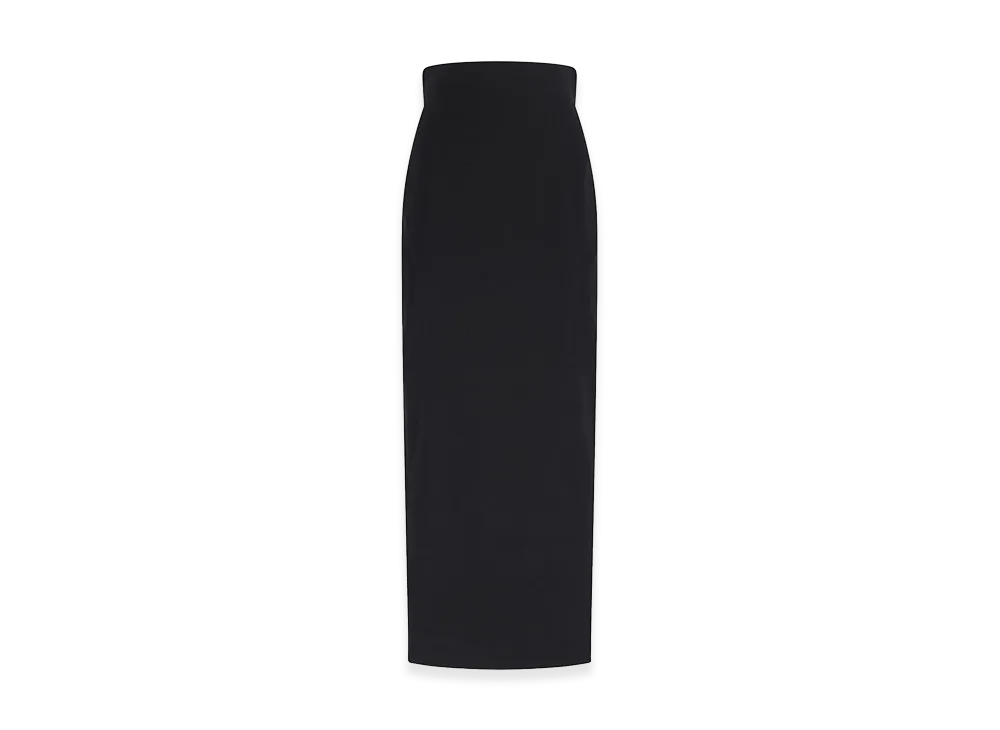 Rick Owens Women's Maxi Skirt in Mixed Wool "Black"