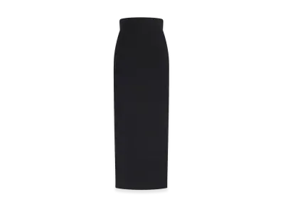 Rick Owens Women's Maxi Skirt in Mixed Wool "Black"