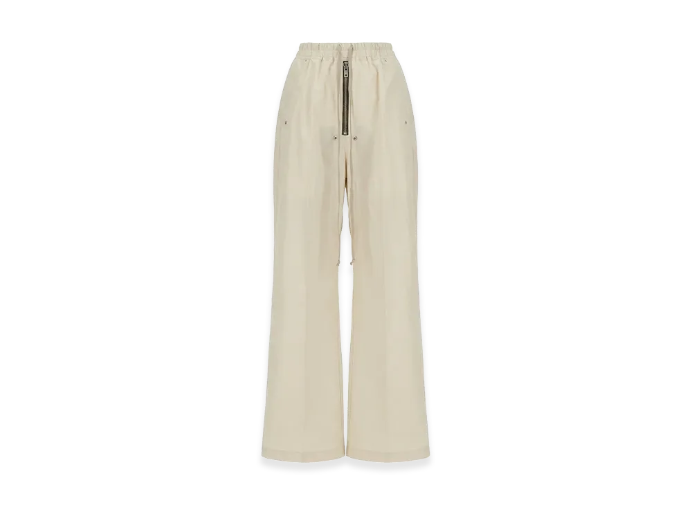 Rick Owens Women's Wide Leg Pants "White"