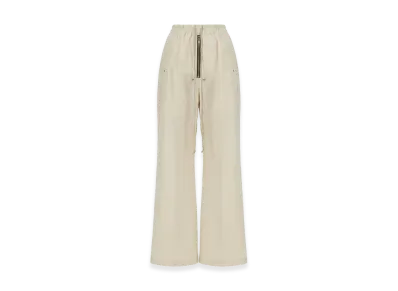Rick Owens Women's Wide Leg Pants "White"