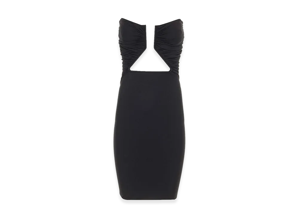 Rick Owens Women's Jersey Mini Dress "Black"