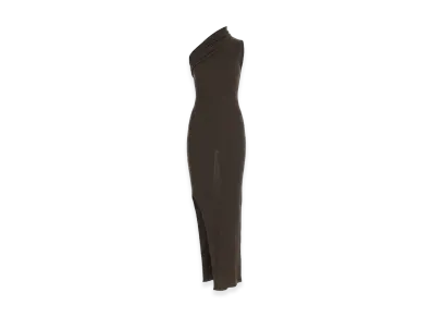 Rick Owens Women's Knitted Athena Dress "Brown"