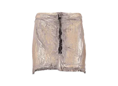 Rick Owens Women's Mini Skirt "Gold"