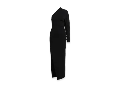 Rick Owens Women's One-Shoulder Dress "Black"