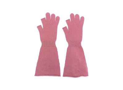 Rick Owens Women's Knit Gloves "Blue"
