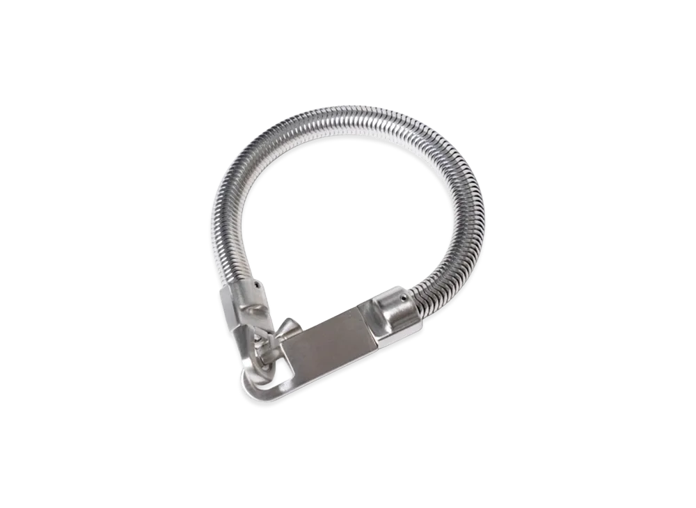 Rick Owens Snake Bracelet -MET- "Palladio"