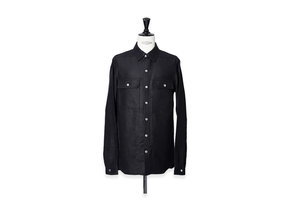 Rick Owens Outer Shirt -MOR- "Black"