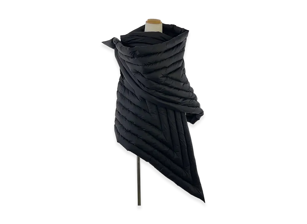 Rick Owens Gleam Scarf "Black"