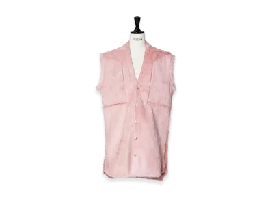 Rick Owens Strobe Jumbo Cut Out Outershirt -LHL- "Dirty Pink/Black"