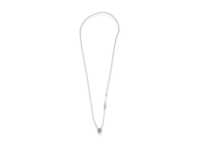 Rick Owens Women's Mini Orb Pendant "Silver"