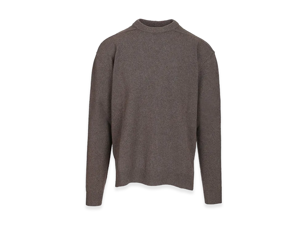 Rick Owens Crew Neck Sweater "Beige"