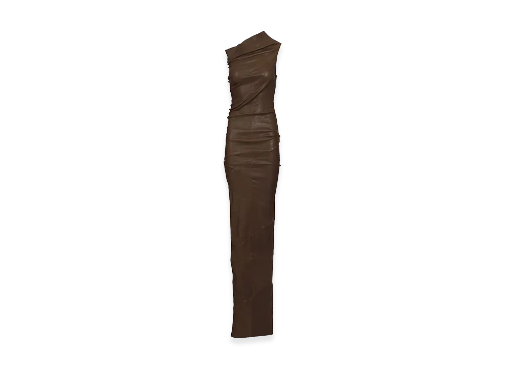 Rick Owens Women's Athena Dress "Brown"