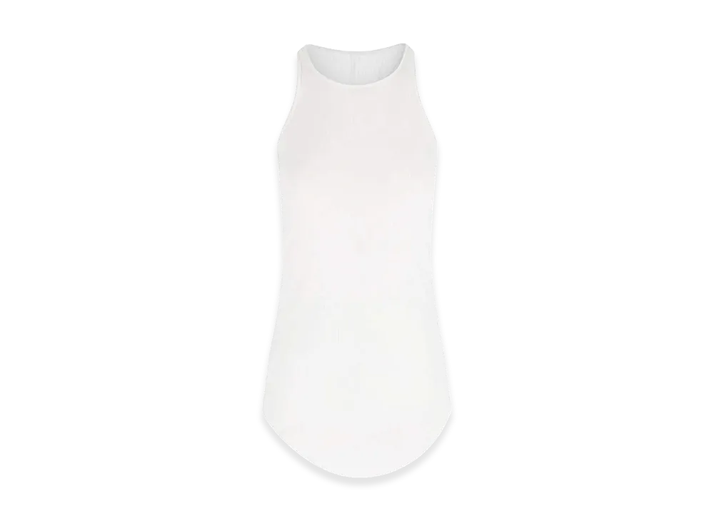 Rick Owens Women's Tank Top In Viscose And Silk "White"