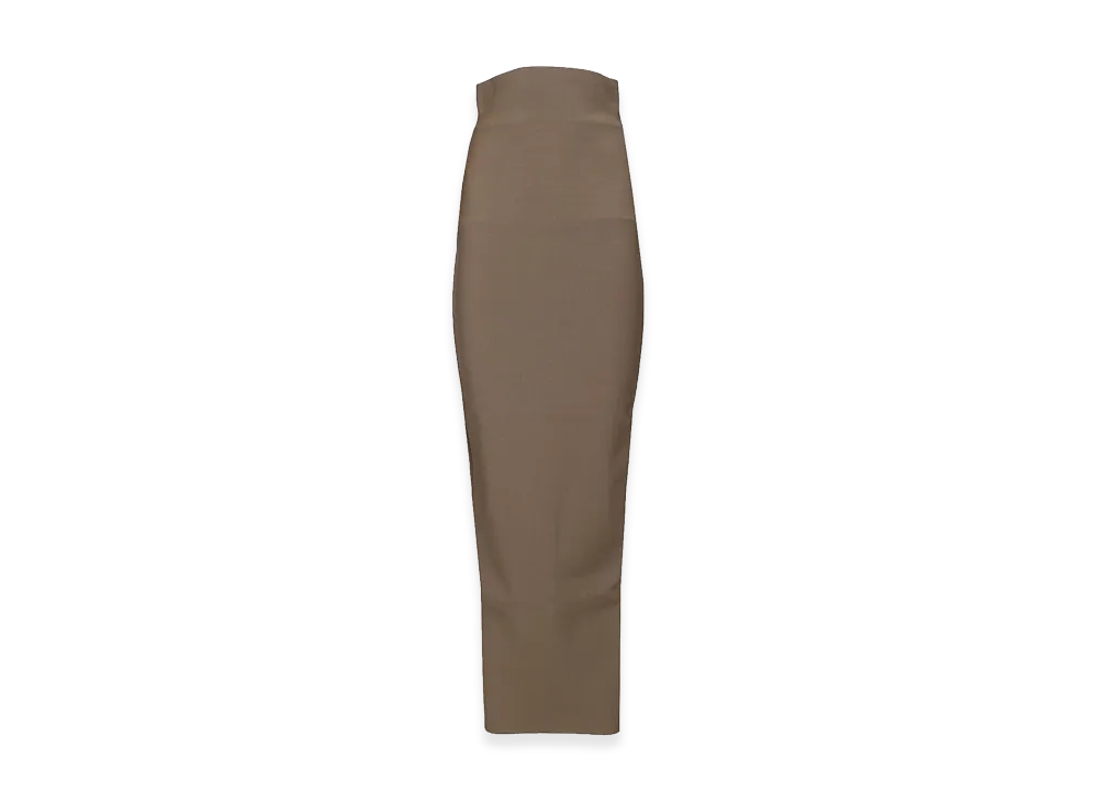 Rick Owens Women's Dirt Pallar Skirt "Beige"