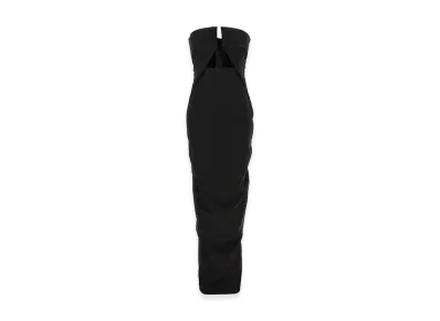 Rick Owens Women's prong Gown Dress "Black"