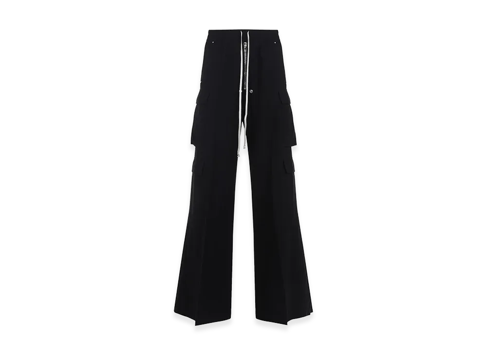 Rick Owens DRKSHDW Jumbo Belas Double Cargo Pants "Black"