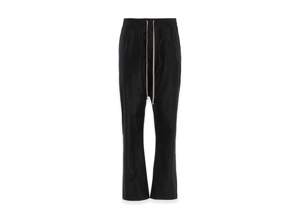 Rick Owens Silk Drop Crotch Trousers "Black"