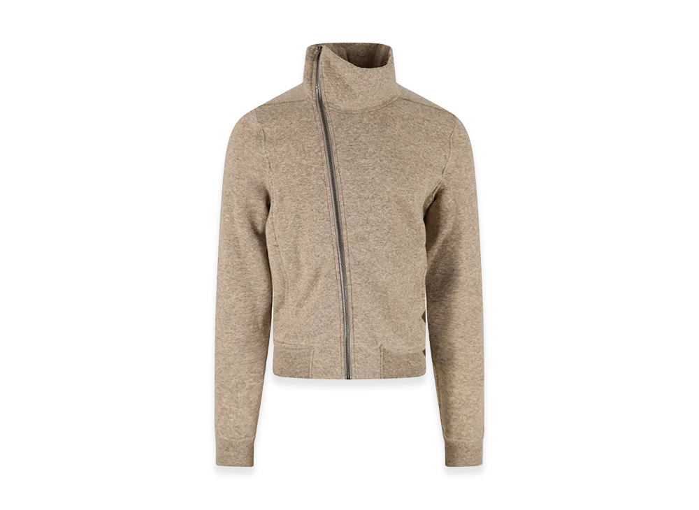 Rick Owens Zip-up Sweatshirt "Beige"