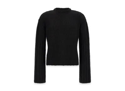 Rick Owens Silk And Cashmere Sweater "Black"
