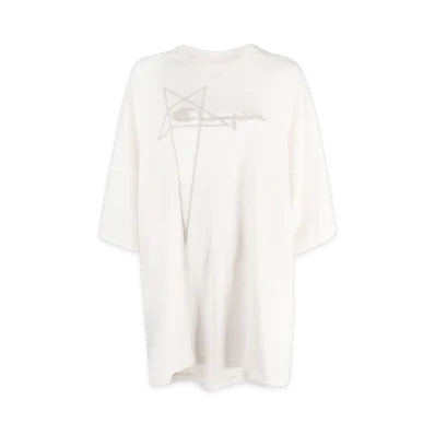 Rick Owens Women's x Champion T-Shirts "White"
