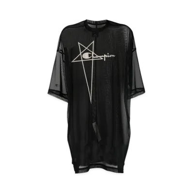 Rick Owens Women's x Champion T-Shirts "Black"