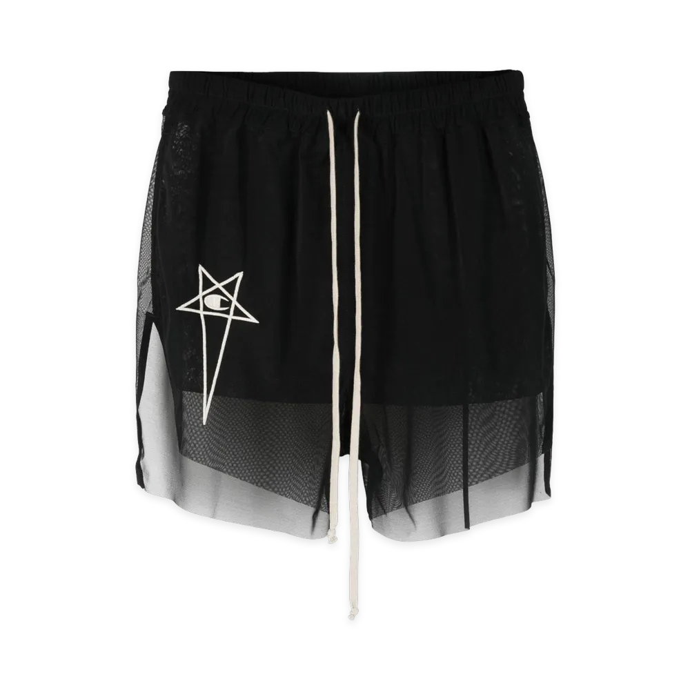 Rick Owens Women's x Champion Shorts "Black"