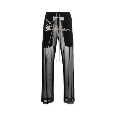 Rick Owens Women's x Champion Trousers "Black"