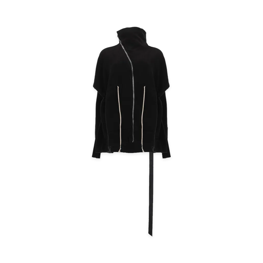 Rick Owens Women's Mountain Sail Sweatshirt "Black"