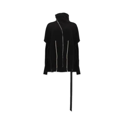Rick Owens Women's Mountain Sail Sweatshirt "Black"