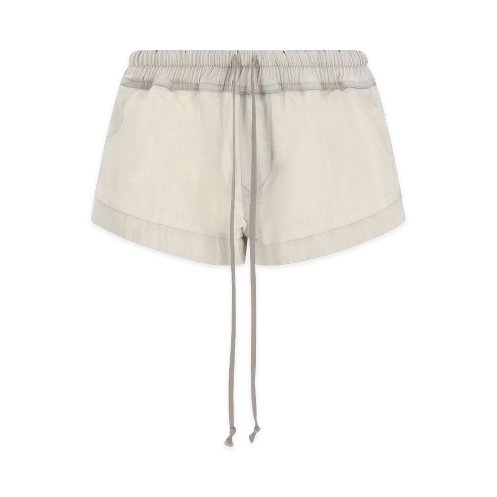 Rick Owens Women's Denim Shorts "White"