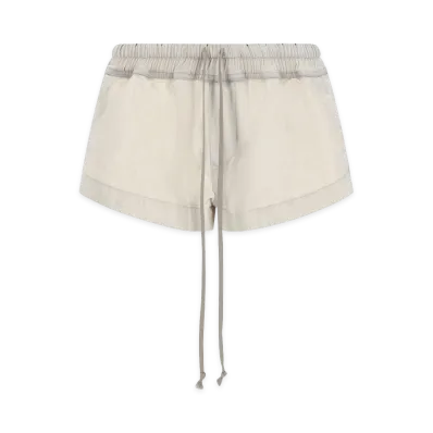 Rick Owens Women's Denim Shorts "White"