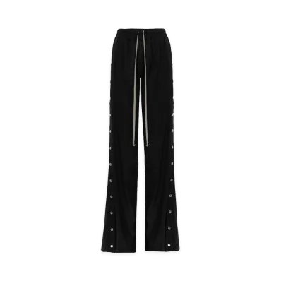Rick Owens Women's Wide Pusher Trousers "Black"