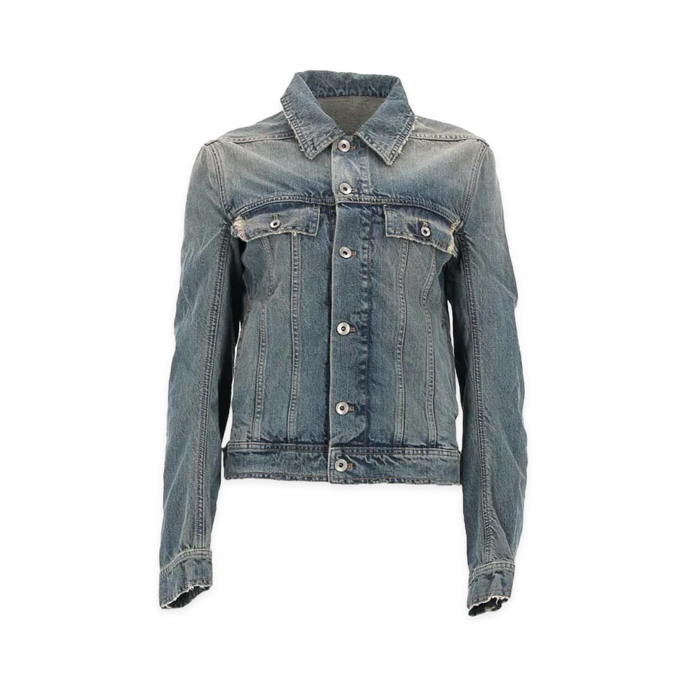 Rick Owens Women's Denim Jacket "Blue"