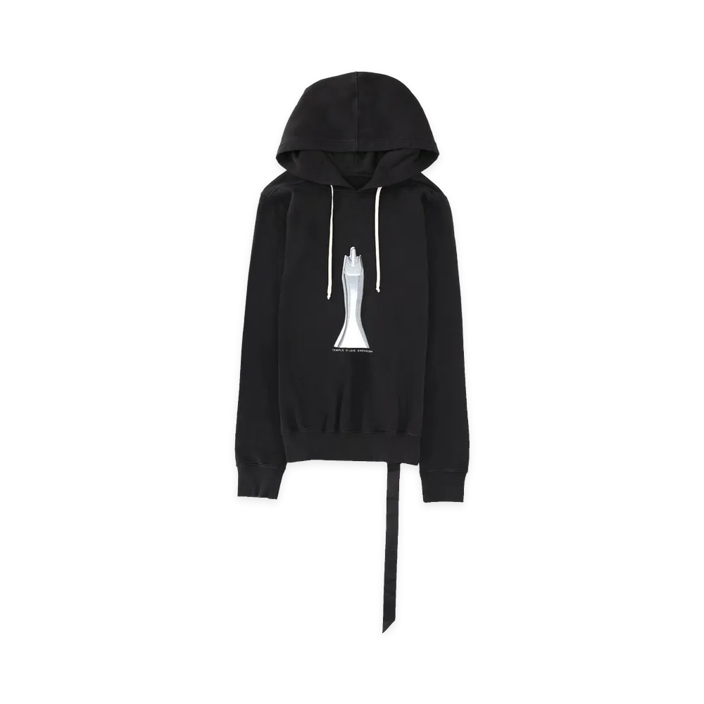 Rick Owens Oversized Hoodie "Black"