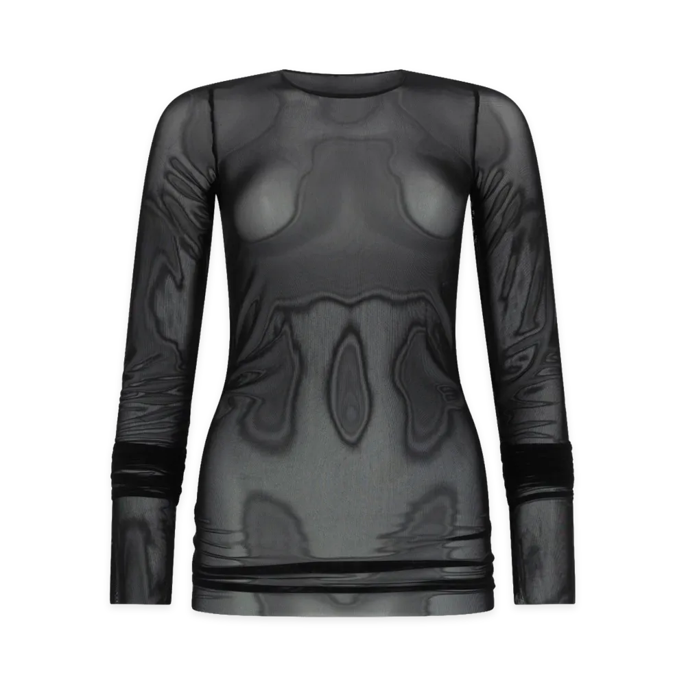 Rick Owens Women's Basic L/S T-Shirt "Black"
