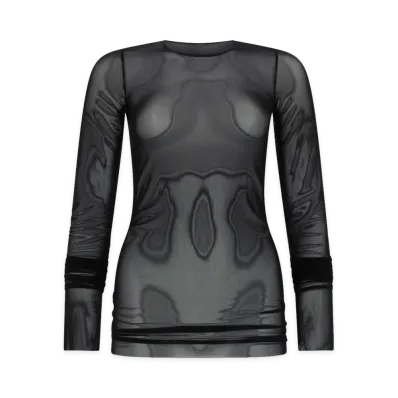 Rick Owens Women's Basic L/S T-Shirt "Black"
