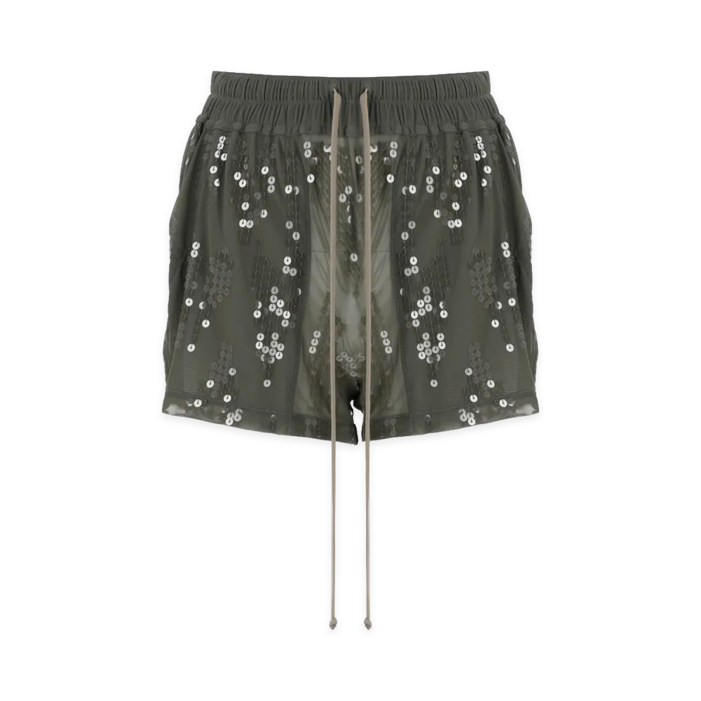 Rick Owens Women's Shorts Boxers "Green"