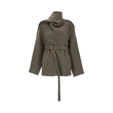 Rick Owens Women's Jackets "Beige/Gray"