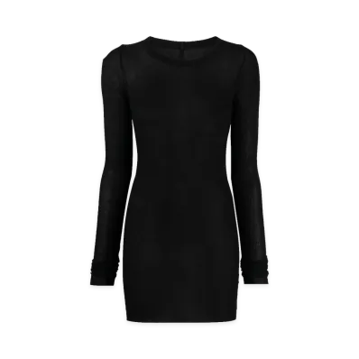 Rick Owens Women's Long Sleeve T-Shirts "Black"