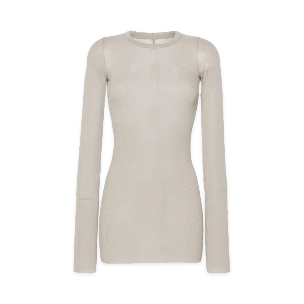 Rick Owens Women's Long Sleeve T-Shirts "White"