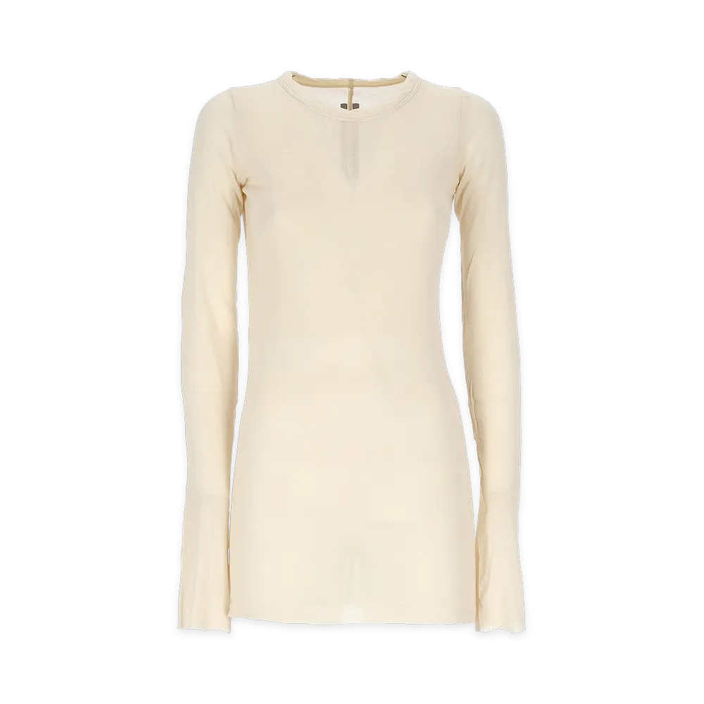 Rick Owens Women's Long Sleeve T-Shirts "Natural"
