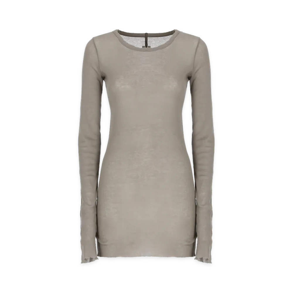 Rick Owens Women's Long Sleeve T-Shirts "Beige/Gray"