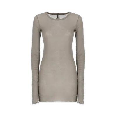 Rick Owens Women's Long Sleeve T-Shirts "Beige/Gray"